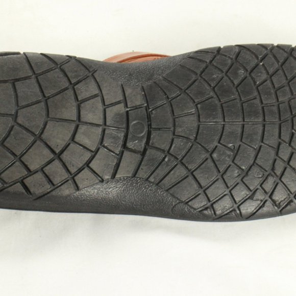 SOLEADO Brown Leather Strappy Sandals Like New - Picture 7 of 7